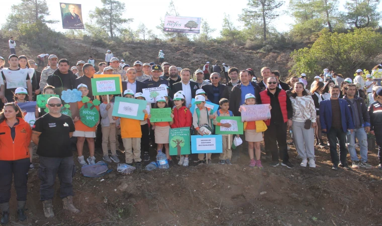FİDANLAR GELECEĞE NEFES İÇİN TOPRAKLA BULUŞTURULDU