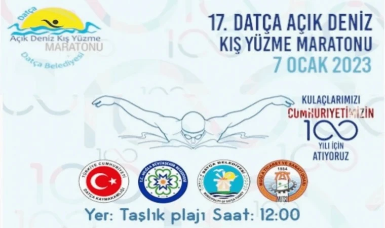 17. Datça Açık Deniz Kış Yüzme Maratonu Yarın Taşlık Plajında Gerçekleşecek