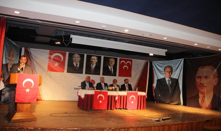 MHP DATÇA İLÇE TEŞKİLATI AKYEL'LE YOLA DEVAM DEDİ