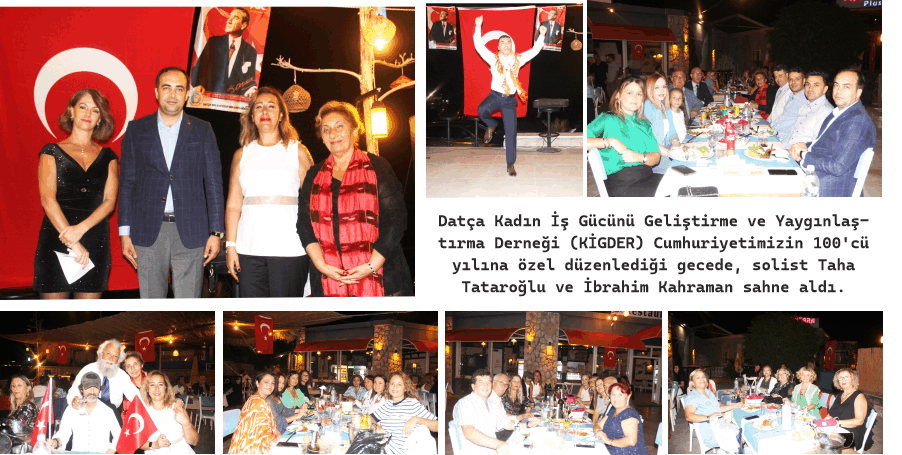 DATÇA KİGDER'DEN ''CUMHURİYET ERDEMDİR'’