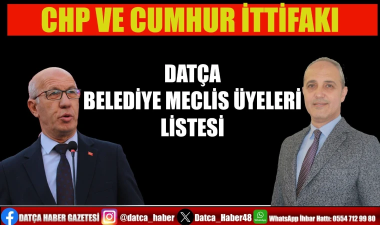 CHP VE CUM­HUR İTTİFAKI MECLİS ÜYE LİSTESİ, İLÇE SEÇİM KU­RU­LU­NA TESLİM EDİLDİ.