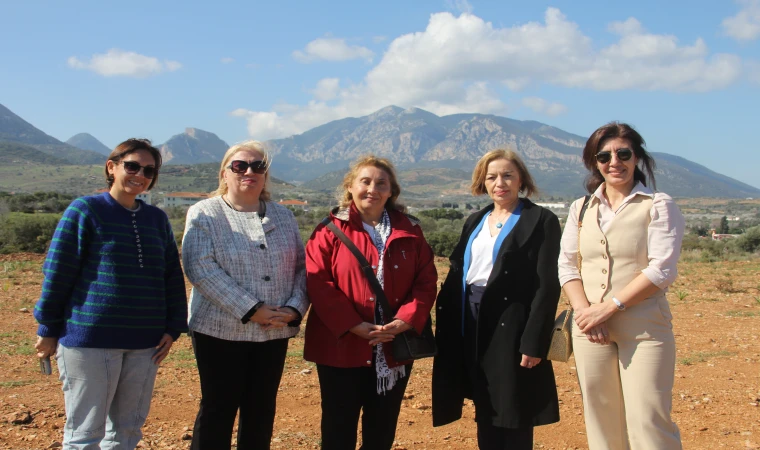 DATÇA'DA, ÇOCUK EVİ YAPILMASI PLANLANAN ARAZİDE İNCELEME YAPILDI