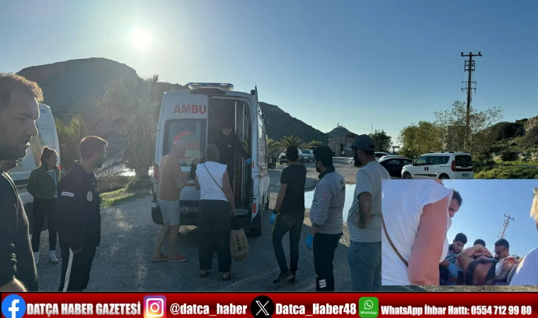 DENİZE GİRMEK İSTERKEN KAYALIKLARDAN DÜŞTÜ