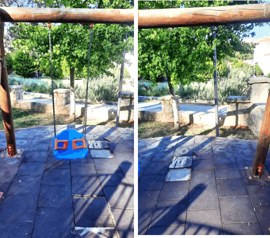 DATÇA’DA ŞEHİR EŞKIYALARI PARKIN SALINCAKLARINI KIRDI!