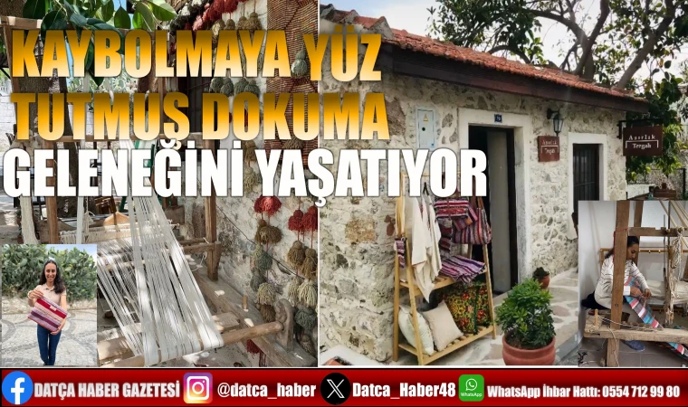 KAYBOLMAYA YÜZ TUTMUŞ DOKUMA GELENEĞİNİ YAŞATIYOR