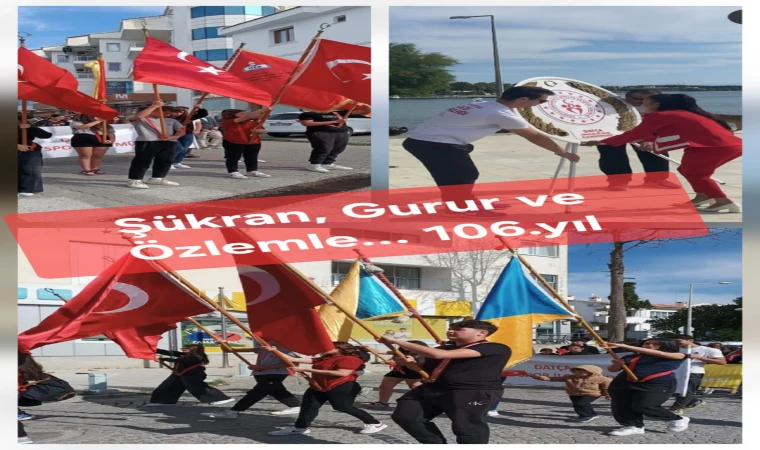 DATÇA’DA 19 MAYIS COŞKUSU GENÇLİK YÜRÜYÜŞÜ İLE BAŞLADI