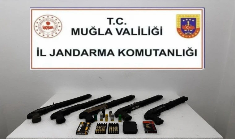 Ruhsatsız Silah Operasyonu: 5 Tüfek ve Fişekler Ele Geçirildi