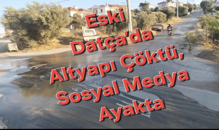Datça’da Lağım Skandalı: Sokaklar Taştı, Vatandaş İsyanda