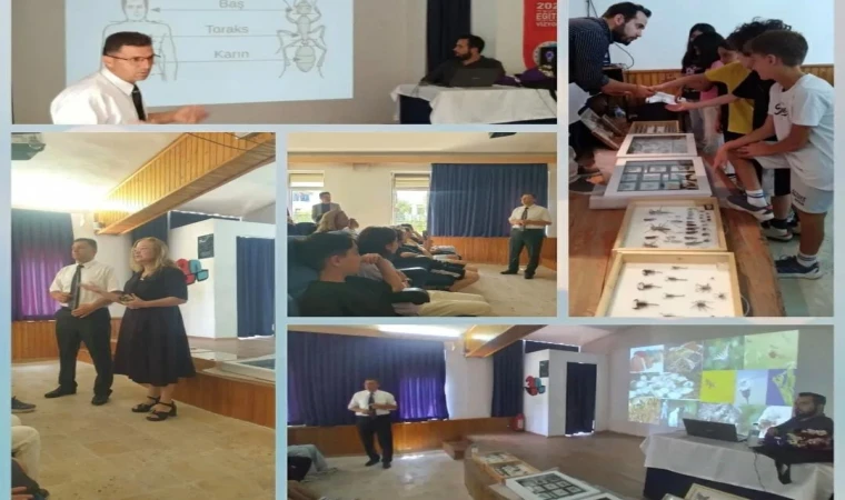 KAZIM YILMAZ İLKOKULU VE YILMAZLAR ORTAOKULU ÖĞRENCİLERİ BÖCEKLERİN GİZEMLİ DÜNYASINI KEŞFETTİ