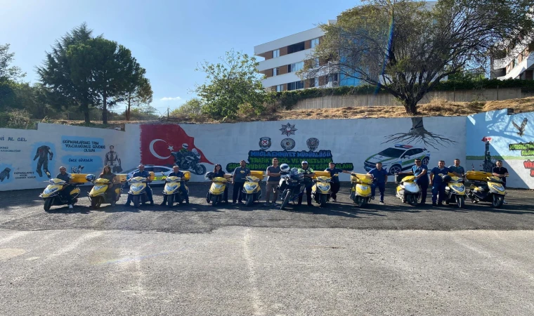 PTT MOTOSİKLETLİ PERSONELİNE GÜVENLİ SÜRÜŞ EĞİTİMİ VERİLDİ