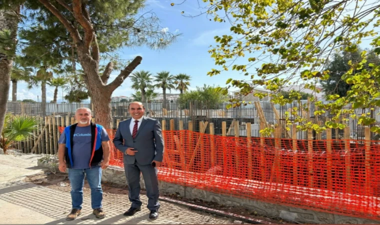 BÜLENT ALDAL, YAPIMINA BAŞLANAN OKUL İNŞAATINI YERİNDE İNCELEDİ