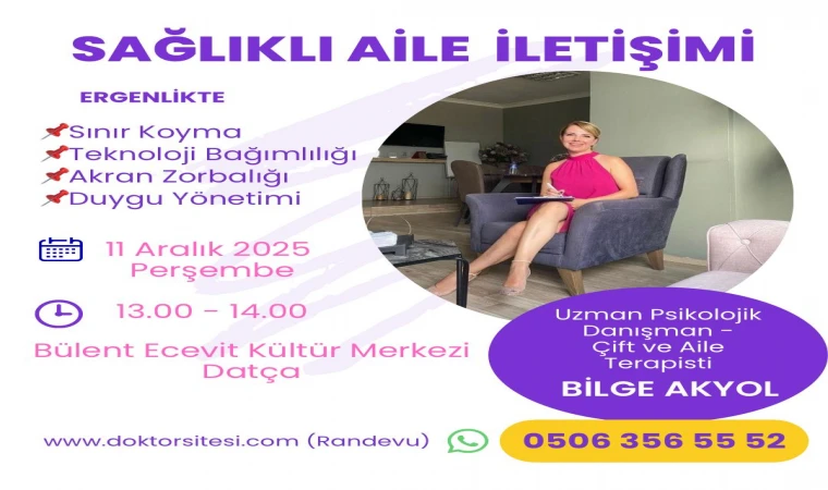 Datça’da “Sağlıklı Aile İletişimi” Seminerleri Başlıyor