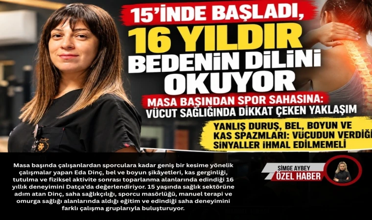 15’İNDE BAŞLADI, 16 YILDIR BEDENİN DİLİNİ OKUYOR MASA BAŞINDAN SPOR SAHASINA: VÜCUT SAĞLIĞINDA DİKKAT ÇEKEN YAKLAŞIM