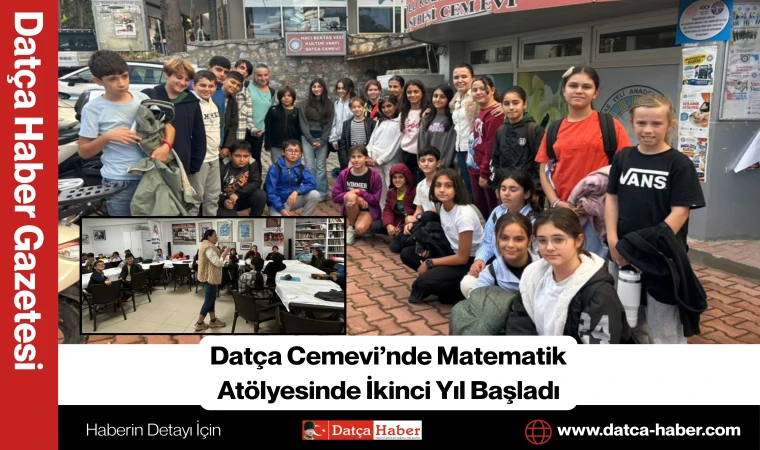 Datça Cemevi’nde Matematik Atölyesinde İkinci Yıl Başladı