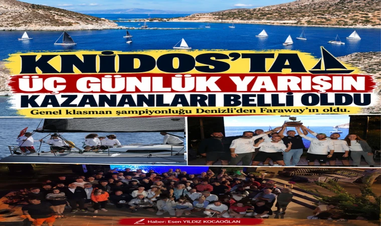 KNİDOS’TA ÜÇ GÜNLÜK YARIŞIN KAZANANLARI BELLİ OLDU