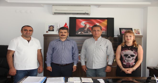 BİK. MÜDÜRÜ MER­MER­TAŞ'TAN GA­ZE­TEMİZE ZİYARET