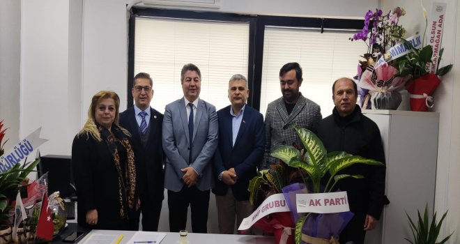 CUMHUR İTTİFAKINDAN BAŞKAN YARDIMCISI ALİ ACAR ‘A HAYIRLI OLSUN ZİYARETİ