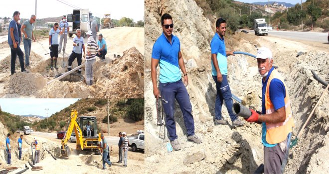 DATÇA BE­LE­Dİ­YE­Sİ YOL ÇA­LIŞ­MA­LA­RI­NI SÜR­DÜ­RÜ­YOR