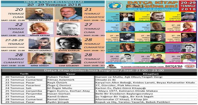 DATÇA KİTAP GÜNLERİ BAŞLADI