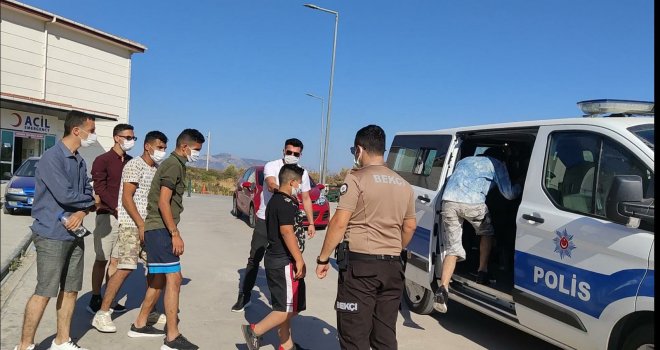 Datça'da 6 düzensiz göçmen yakalandı