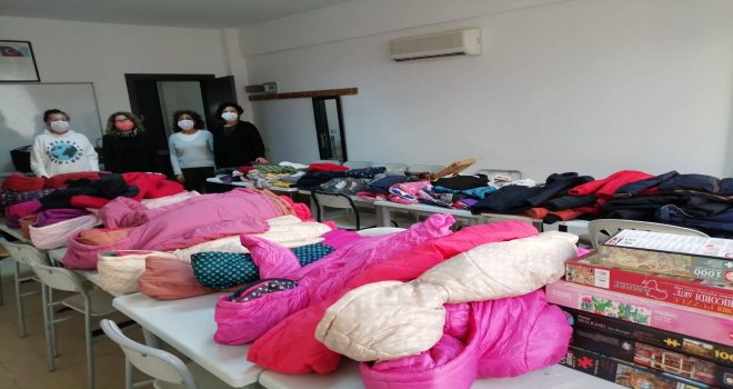 DATÇA'DA BAŞ­LA­TI­LAN GİYSİ DES­TEK KAM­PAN­YA­SI­NA TÜR­Kİ­YE GE­NE­LİN­DEN DES­TEK