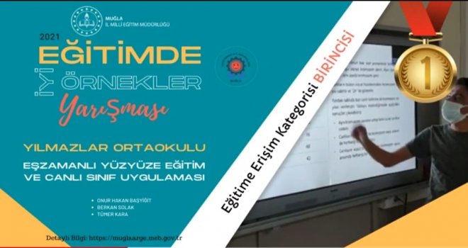 DATÇALI ÖĞRENCİLER ''EĞİTİMDE İYİ ÖRNEKLER'' PROJESİ İLE İL BİRİNCİSİ OLDU