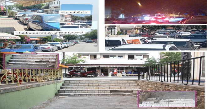 '’DÜKKANLARIMIZA GİREMİYORUZ'’