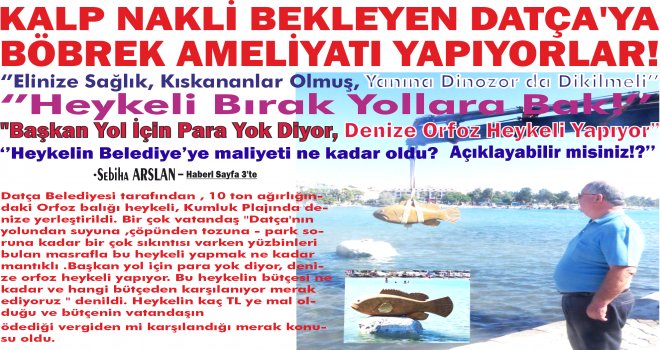 KALP NAKLİ BEKLEYEN DATÇA'YA BÖBREK AMELİYATI YAPIYORLAR!