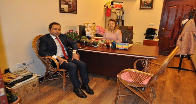 KAYMAKAM ÇOBAN' DAN GAZETEMİZE ZİYARET