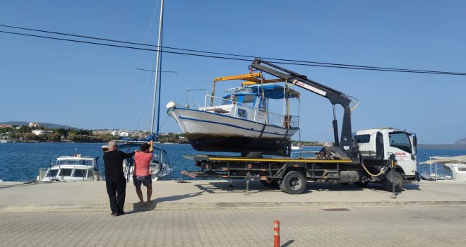 LİMAN’DA KIŞ HAREKETLİLİĞİ-BALIKÇI TEKNELERİ KIŞ SEZONUNA HAZIRLANIYOR