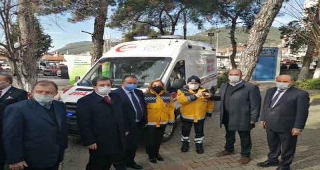 PALAMUTBÜKÜ' NE TAM DONANIMLI AMBULANS TAHSİS EDİLDİ