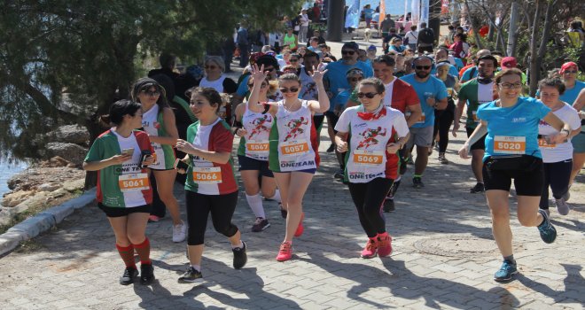 TÜRKİYE' NİN DÖRT BİR YANINDAN GELDİLER, DATÇA' NIN MUHTEŞEM DOĞASINDA KOŞTULAR