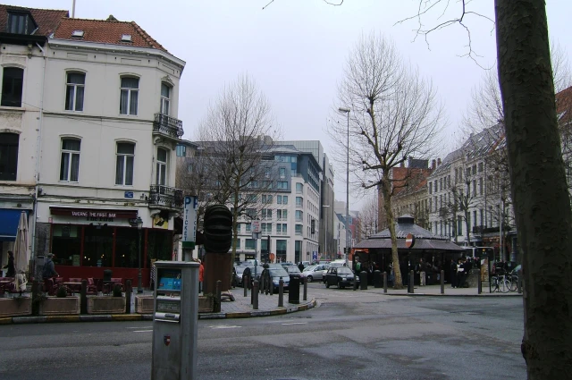 Brüksel’de bir Meydan Jourdan Place