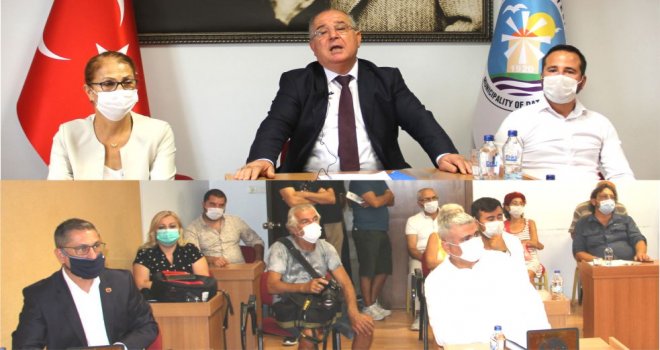  DATÇA BELEDİYESİ EKİM AYI MECLİS TOP­LAN­TI­SINI YA­PTI 