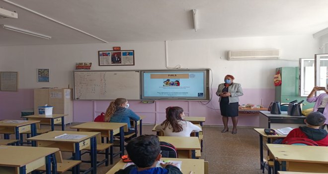  KAZIM YIL­MAZ 4- C SI­NI­FI ÖĞ­RENCİLERİ, ULUS­LA­RA­RA­SI OKUMA BECERİLERİLERİ PRO­JESİNE SEÇİLDİ.