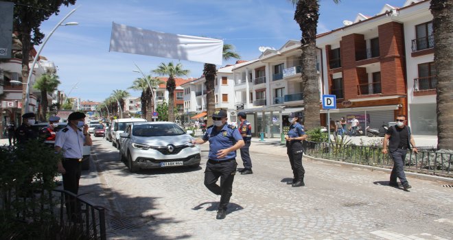  RAMAZAN BAYRAMI ÖNCESİ DATÇA' DA TEDBİRLER ARTIRILDI