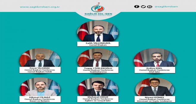  SAĞ­LIK MİL-SEN BAŞ­KAN­LI­ĞI­NA SALİH YAL­ÇIN­KA­YA SE­ÇİL­Dİ