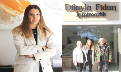 GENÇ MİMAR Dİ­LAY­LA FİDAN MİMARLIK OFİSİ'ni AÇTI
