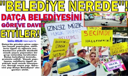 ''BELEDİYE NE­RE­DE''!