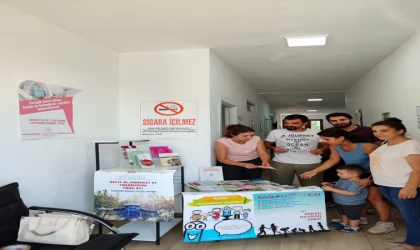 DATÇA'DA HALK SAĞ­LI­ĞI HAF­TA­SI NE­DE­NİY­LE STANT AÇIL­DI