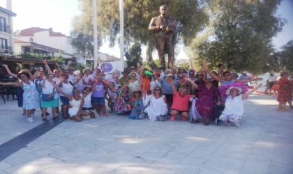 DATÇA'DA SÜSLÜ KA­DIN­LAR Bİ­SİK­LET TURU GER­ÇEK­LEŞ­Tİ­RİL­Dİ