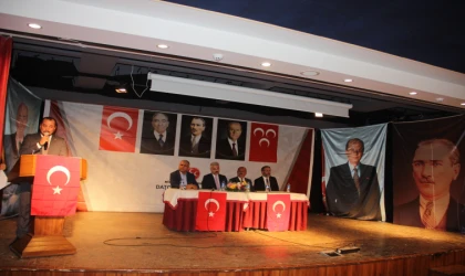 MHP DATÇA İLÇE TEŞ­Kİ­LA­TI AKYEL'LE YOLA DEVAM DEDİ