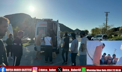 DENİZE GİRMEK İSTERKEN KAYALIKLARDAN DÜŞTÜ