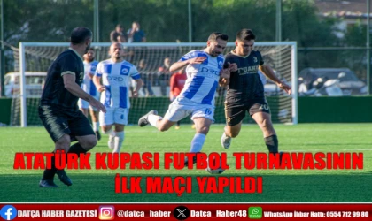 ATATÜRK KUPASI FUTBOL TURNAVASININ İLK MAÇI YAPILDI