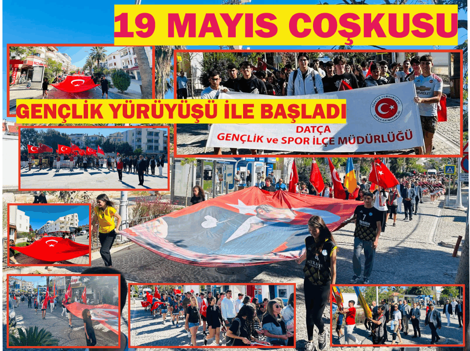 19 MAYIS COŞ­KU­SU GENÇLİK YÜ­RÜ­YÜ­ŞÜ İŞLE BAŞ­LA­DI