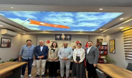 Datça Belediye Meclis Üyeleri, MHP Muğla İl Başkanlığını Ziyaret Etti