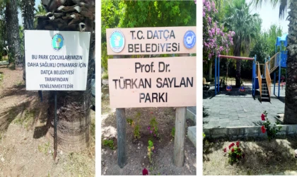 DATÇA'DA TÜRKAN SAYLAN PARKI AÇILDI!
