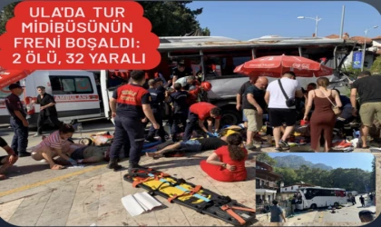 Freni patlayan tur otobüsü dehşet saçtı: 2 ölü, 4'ü ağır 32 yaralı