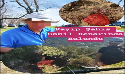 Kayıp başvurusunda bulunulan 74 yaşındaki İngiltere vatandaşı sahilde bulundu.