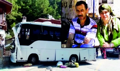 MİDİBÜS ŞO­FÖ­RÜ VE EŞİ, SON YOL­CU­LUK­LA­RI­NA BİRLİKTE UĞUR­LAN­DI